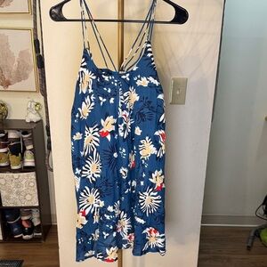 Floral Blue Maxi Dress